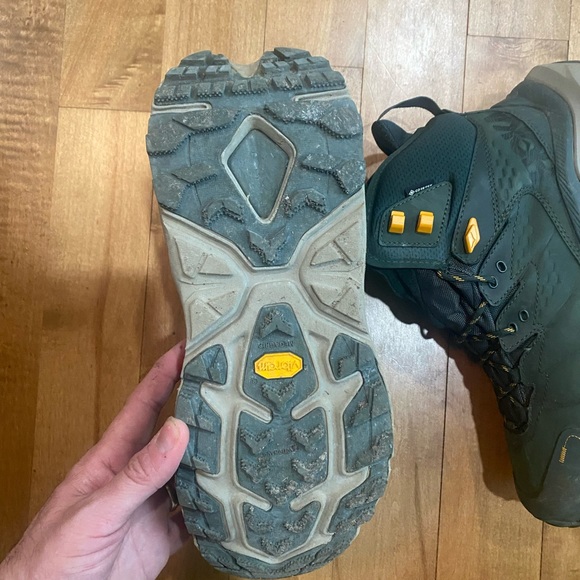 Hoka Kaha 2 have been worn one time hiking and about 20 miles on them. - Picture 3 of 4